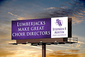 Lumberjacks make great choir directors