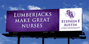 Lumberjacks make great nurses