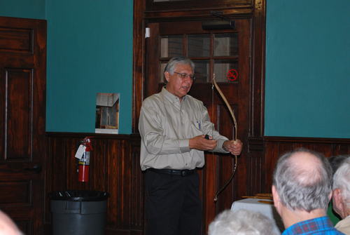 Mr. Phil Cross demonstrating a bow