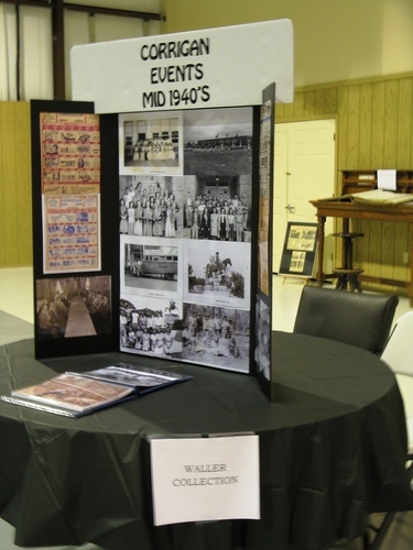 Waller Collection historical display table