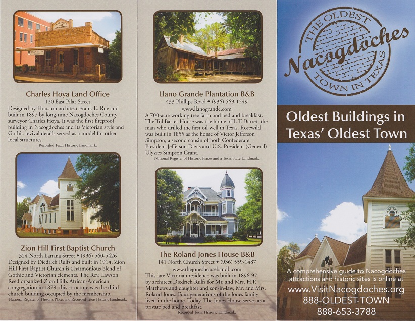 Oldest Buildings Brochure pg 1