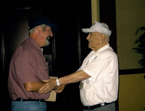 “Rickey, it’s Joe Kling !” Rickey meets the last surviving crewman of his uncles World War II B-24 crew.