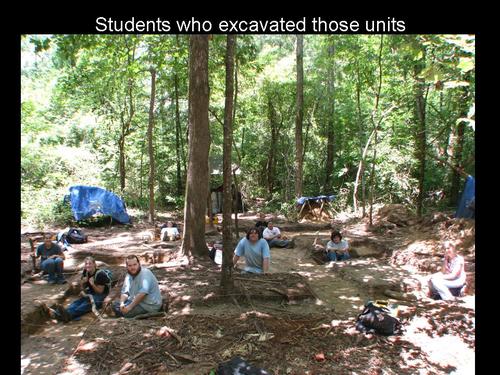 Students Excavating