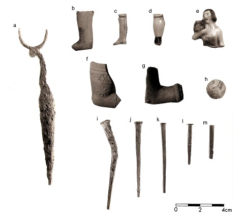 Sterne excavation artifacts