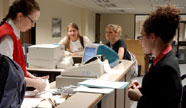Professors doing some paperwork