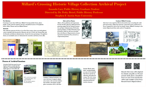 Amanda Carr - Millard's Crossing Archival Project - April 2015