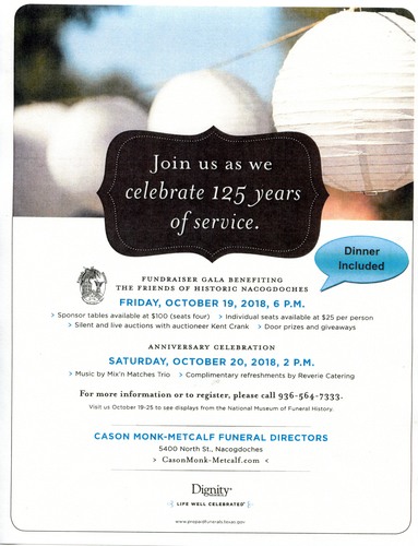 Cason Monk-Metcalf Funeral Home 125th Anniversary Gala & Exhibit