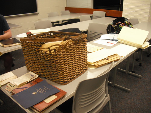 Materials for archival processing from Millard's Crossing