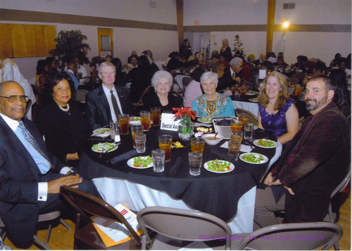 African American Museum Award, April 2010 - Dr. Sandul & Dr. Beisel at Special Awards Table