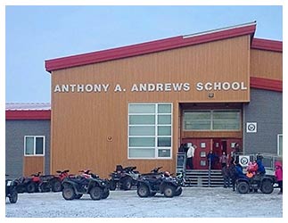 Anthony A. Andrews school entrance