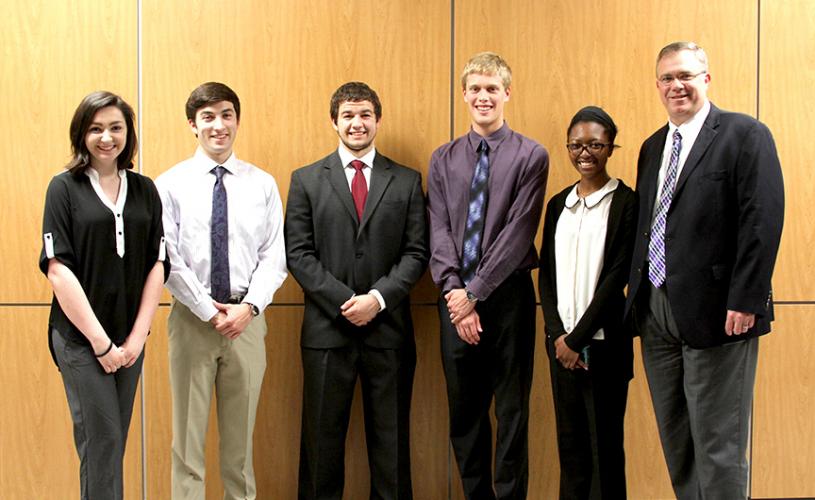 photo of SFA's Nelson Rusche College of Business freshmen Student Success Passport Program scholarship recipients