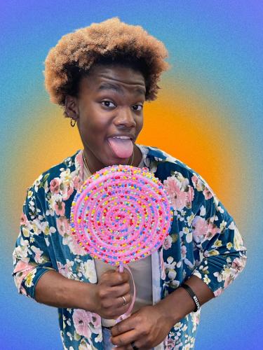 Donald Whaley Jr., Texarkana sophomore, is among the cast members in the SFA School of Theatre’s presentation of Robert O’Hara’s hilarious and daring play “Bootycandy.”