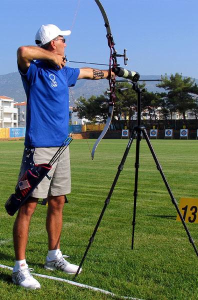 A lifelong bowhunter, Magera’s talent for archery landed him on the 2004 Summer Olympic U.S. archery team that competed in Athens, Greece. Photo courtesy of John Magera