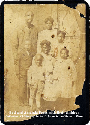 Bud and Amanda Fears with their children