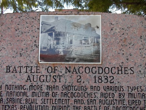 115 South Battle of Nacogdoches Marker 