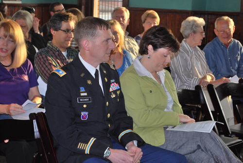 LTC Reichert and his wife Mrs. Wendy Reichert.