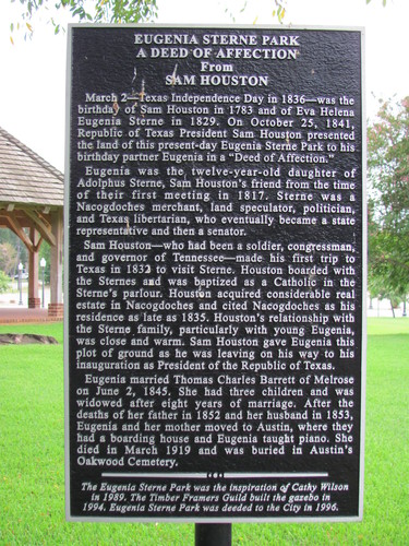 700 E. Main - Eugenia Sterne Park Marker