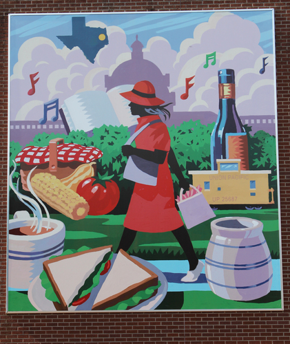 Shopping Girl Painting