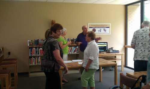 Mickey Reily Library; History Kiosk Demonstration