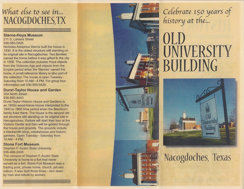 Old University Brochure pg 1