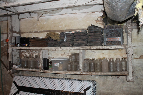 Original Basement Shelving