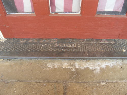 116 S. Pecan Floor Detail - Chas. Hoya 1900