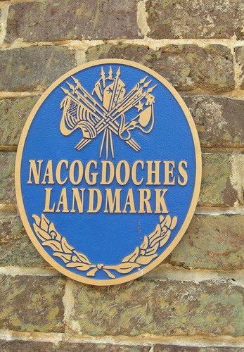 123 E. Main Nacogdoches Landmark Marker