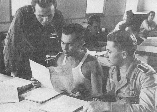 German POW’s at Camp Polk published their own mimeographed news bulletin “Die Kameradenpost”. (Rickey Robertson Collection)
