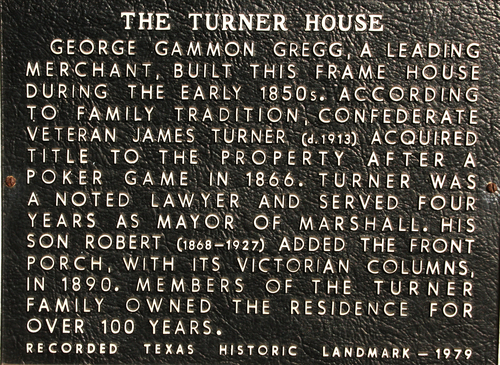 Turner TX Historical Marker