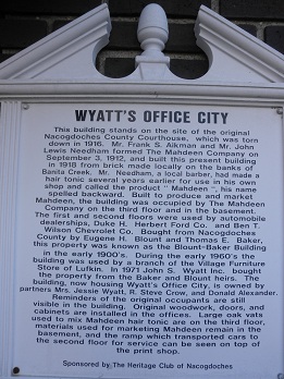 Wyatt Building Marker
