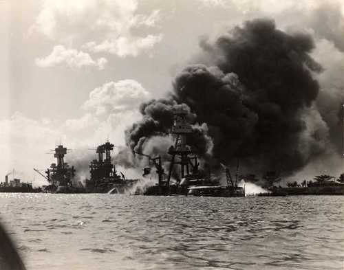 Battleships at Pearl Harbor