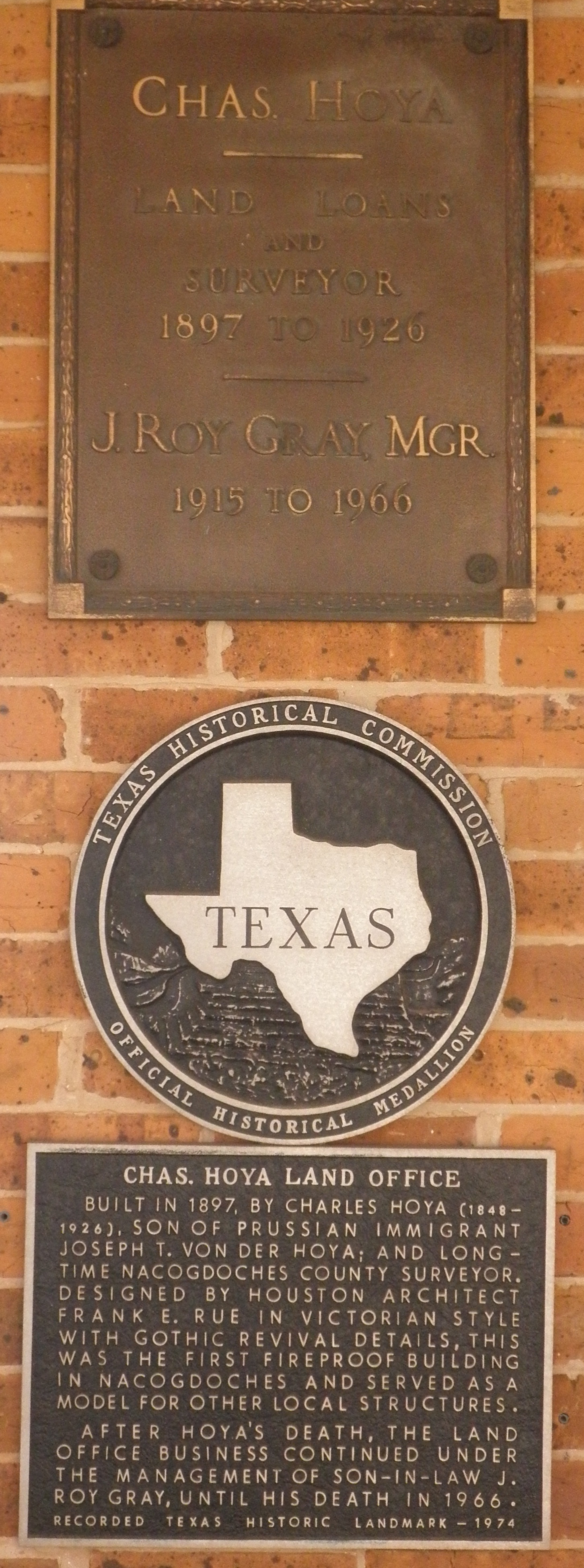 Hoya Land Office Markers