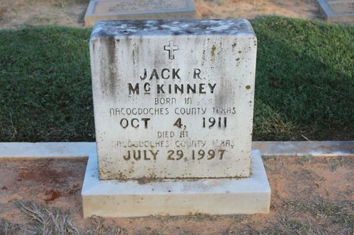 Jack McKinney Gravestone Before Cleaning