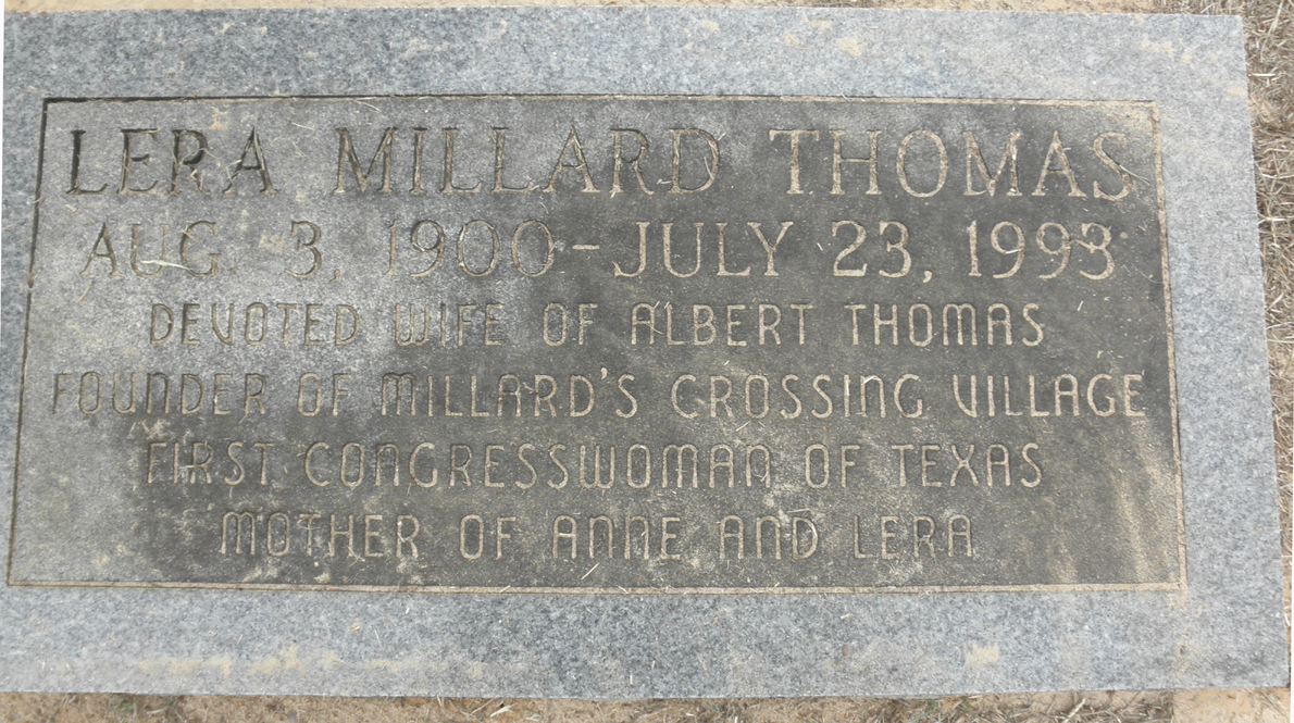 Lera Millard Thomas's Headstone