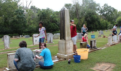Oak Grove Cemetery Cleaning