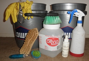 Gravestone Cleaning Supplies