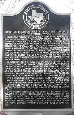 World War 2 at Stephen F. Austin