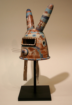 “Bunny Warrior Helmet” by John Donovan