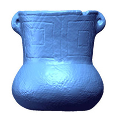 Photo of the 3-D model of the image.