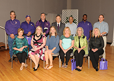 SFA staff members recently honored for ten years of service