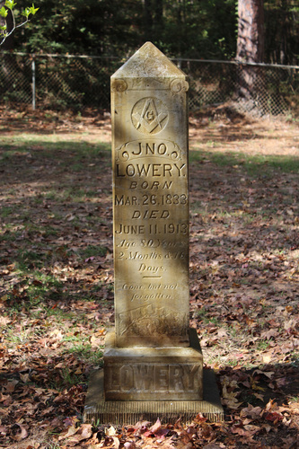 John Lowery 1833-1913 After