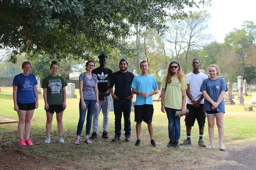 Cemetery Cleaning November 2017 - 1