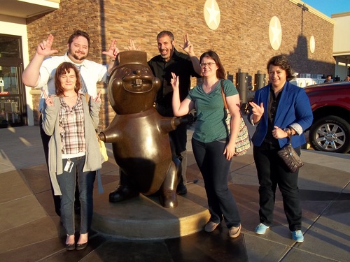 Enroute home to Nacogdoches from San Marcos at Buc-ee's in Madisonville 10-10-15