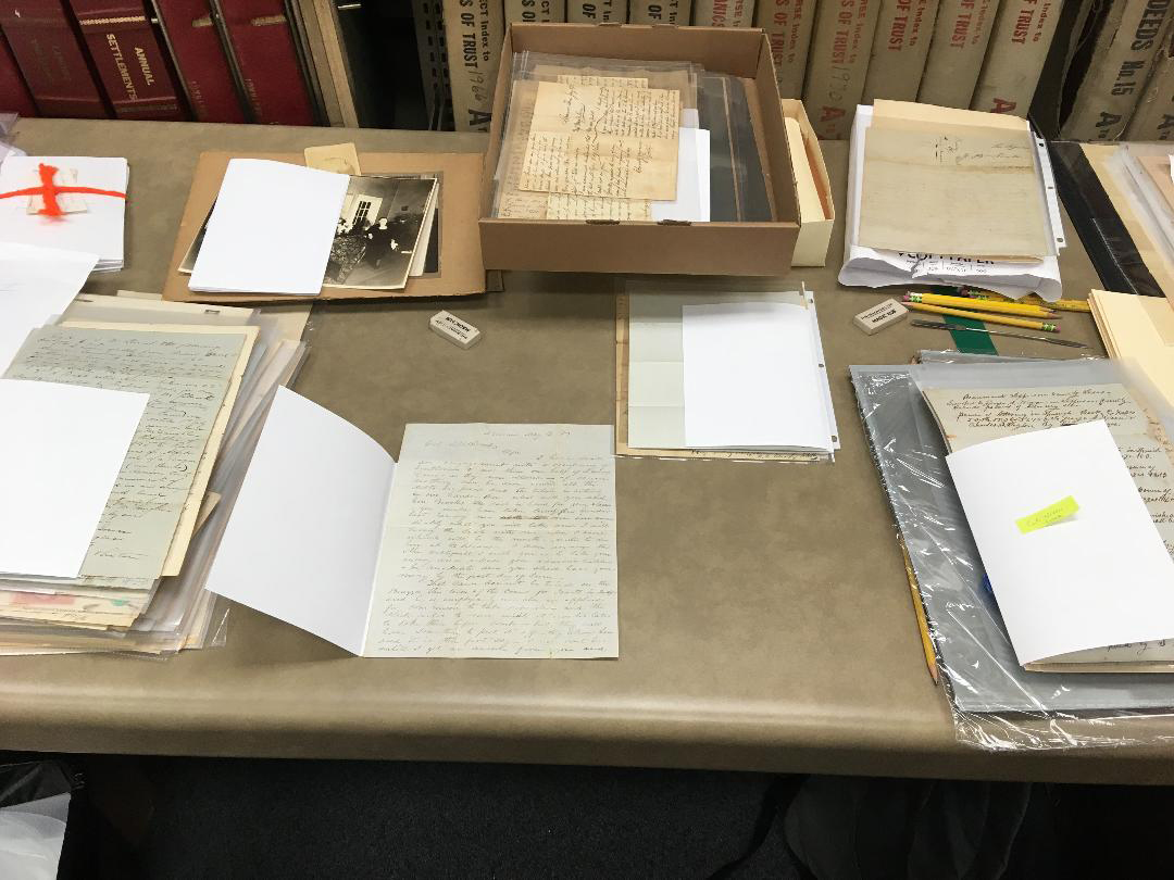 HIS465 Summer II 2018 - K Irwin processing Blount Collection at ETRC