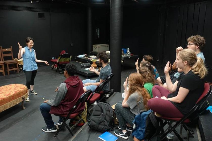 SFA theatre students learn sign language for the SFA SummerStage production of "The Miracle Worker."