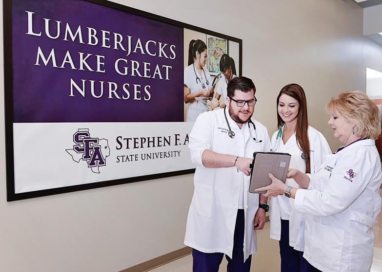 SFA nursing students and faculty