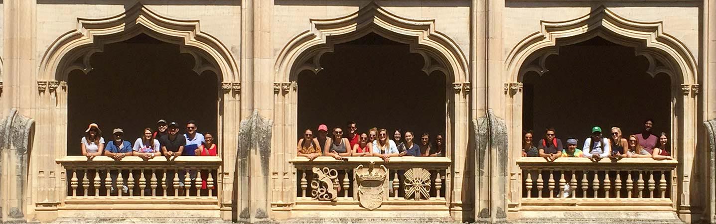 SFA students on study abroad experience