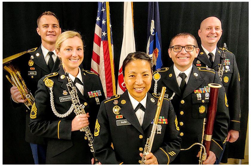 The U.S. Army School of MUsic Woodwind Quintet