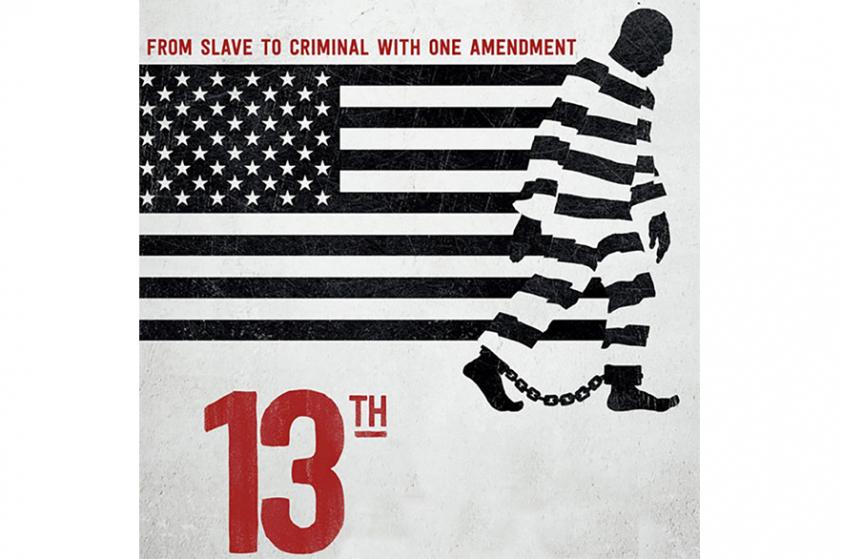 the documentary "13th" poster