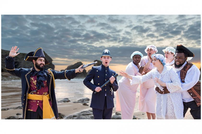 a scene from "The Pirates of Penzance"